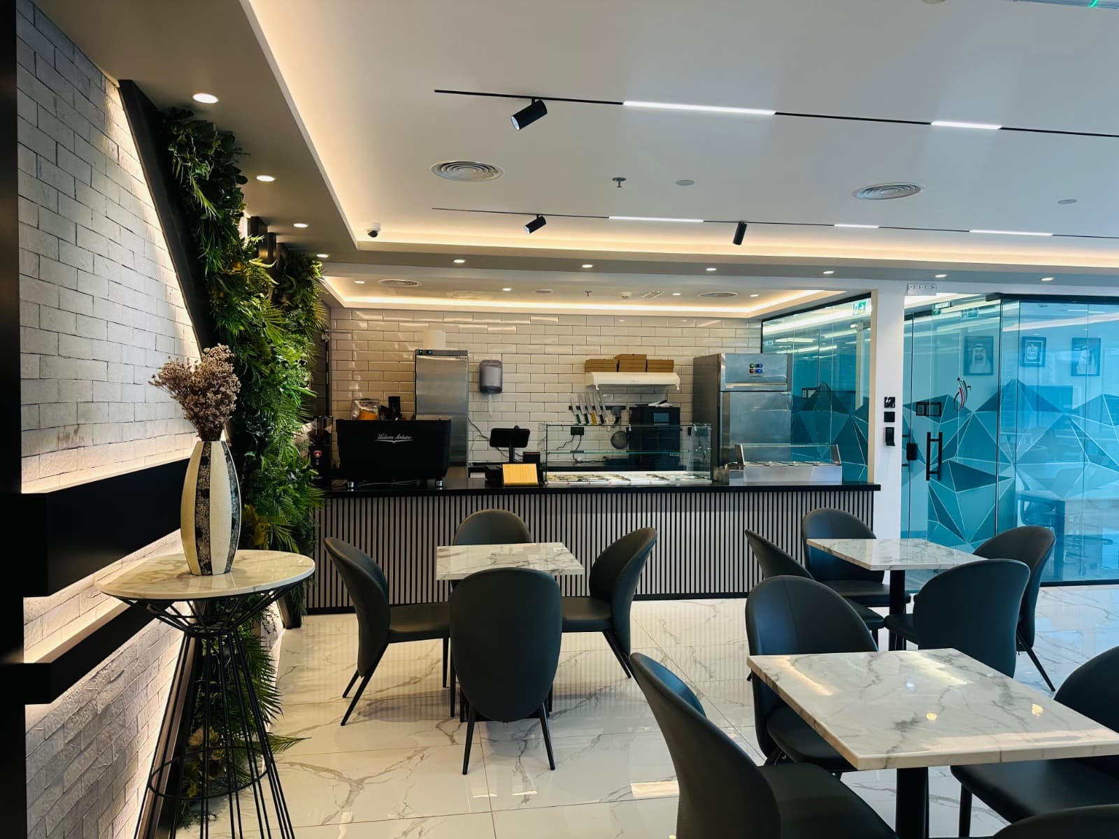 Premium coffee lounge